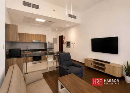 1 Bedroom Apartment for Rent in Jumeirah Village Circle (JVC), Dubai - Fully Furnished | Ground Floor | Large Terrace