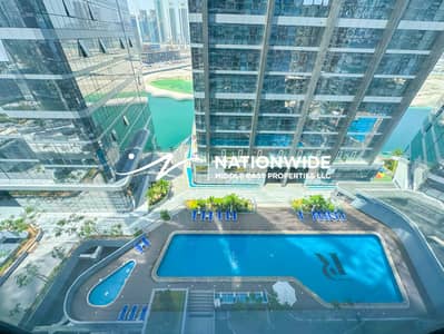 2 Bedroom Apartment for Rent in Al Reem Island, Abu Dhabi - Vacant|Semi-Furnished|Best Layout|Vibrant Living