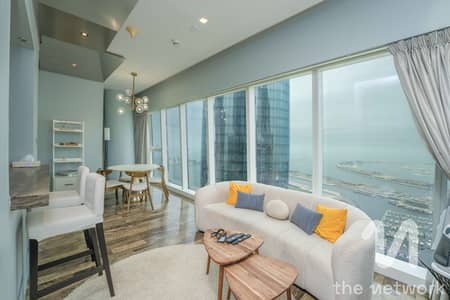 2 Bedroom Flat for Rent in Dubai Marina, Dubai - Vacant | Fully Furnished | Sea View