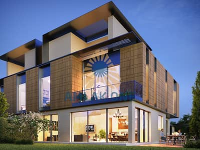 阿尔雷姆岛, 阿布扎比 3 卧室联排别墅待售 - Twin Villas Rear Chic. jpg 阿尔雷姆岛, 阿布扎比 3 卧室联排别墅待售 - Twin Villas Rear Chic. jpg