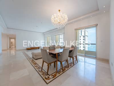 4 Bedroom Apartment for Rent in Jumeirah Beach Residence (JBR), Dubai - High Floor I Fully Upgraded I Spacious Layout