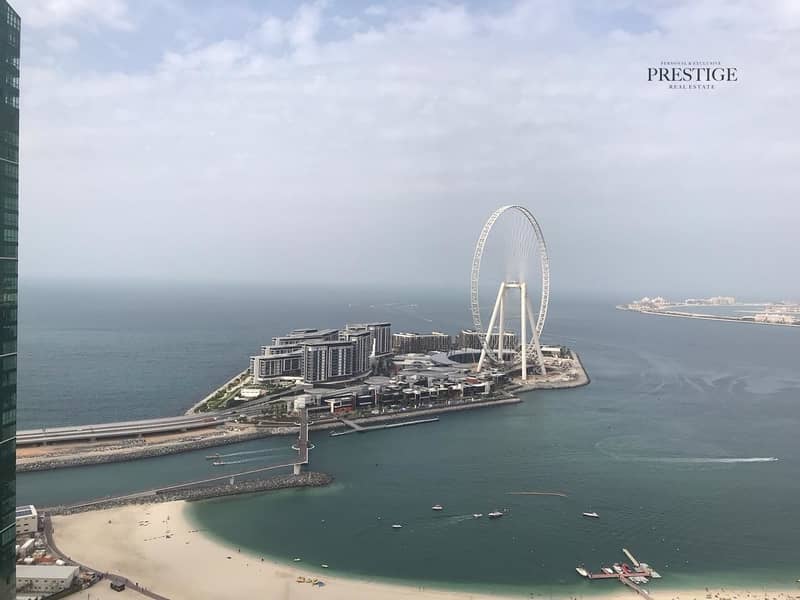 Panoramic Full Sea And Dubai Eye View JBR