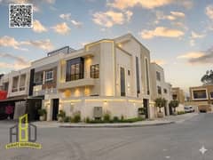 فيلا فاخرة للبيع في الزاهية زاوية شارعين مقابل المسجد | شامل الكهرباء والماء ورسوم التسجيل