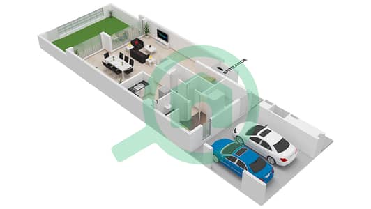 Velora - Planimetria del piano di 3 Camere Villetta a schiera Tipo/unità OAKLEY / UNIT TH02