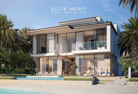 6 Bedroom Villa for Sale in Palm Jebel Ali, Dubai - 02-BV-A Rendering - Exterior Beach-side_REV03_POST. jpg