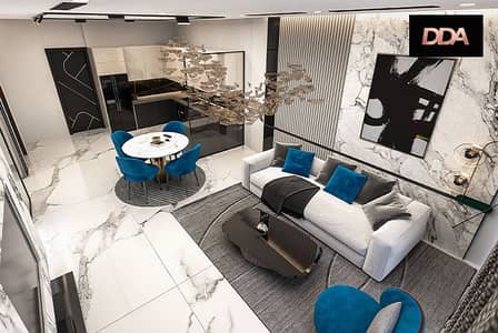 1 Schlafzimmer Wohnung zum zum Verkauf in Jumeirah Village Circle (JVC), Dubai - Living-2 (1). jpg