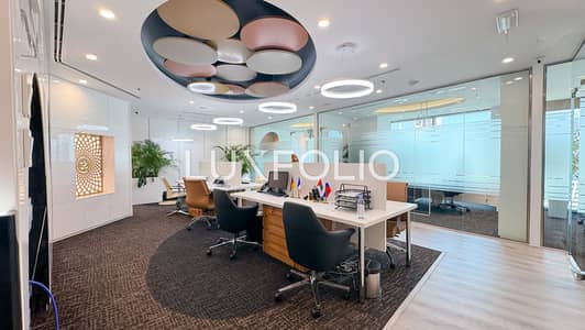 Office for Rent in Business Bay, Dubai - High Floor | Furnished | Full Canal View Office for Rent in Business Bay, Dubai - High Floor | Furnished | Full Canal View