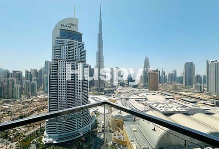 3 Bedroom Flat for Rent in Downtown Dubai, Dubai - Burj View| High Floor | Vacant
