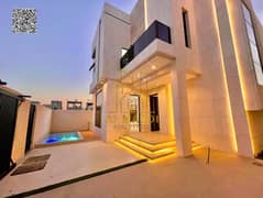 السعر شامل رسوم التسجيل والتمليك موقع ممتاز تمليك حر مع مسبح خاص
