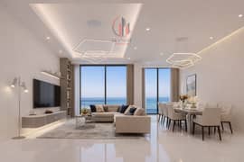 Investment 2 Bedroom Apartment with Direct Al Khan Lagoon View and 2028 Handover in marsa AL arab