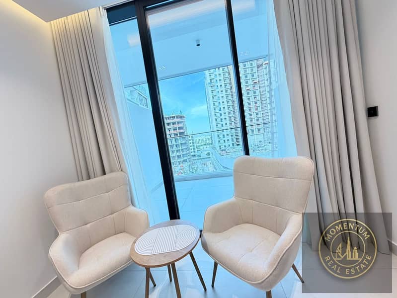 Furnished Studio | Pool View | Modern Style - Image 4