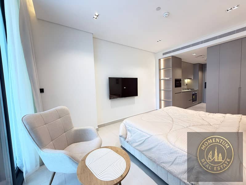 Furnished Studio | Pool View | Modern Style - Image 7