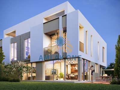 3 Bedroom Townhouse for Sale in Al Reem Island, Abu Dhabi - Twin Villas Rear Rhythm. jpg