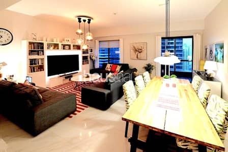2 Bedroom Flat for Rent in Jumeirah Beach Residence (JBR), Dubai - Upgraded | Furnished | Marina Views | Available