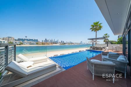 6 Bedroom Villa for Sale in Palm Jumeirah, Dubai - Modern Beachfront Villa with Private Pool and View 6 Bedroom Villa for Sale in Palm Jumeirah, Dubai - Modern Beachfront Villa with Private Pool and View