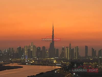 2 Bedroom Apartment for Rent in Dubai Creek Harbour, Dubai - Burj Khalifa & Sea View l Mid Floor l Skyline View