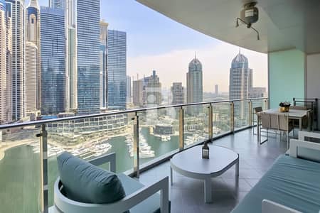 1 Bedroom Flat for Rent in Dubai Marina, Dubai - Canal View | Multiple Cheques | Vacant