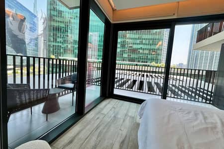 Studio for Rent in Business Bay, Dubai - Large Studio | Newly Furnished | Burj Khalifa View Studio for Rent in Business Bay, Dubai - Large Studio | Newly Furnished | Burj Khalifa View
