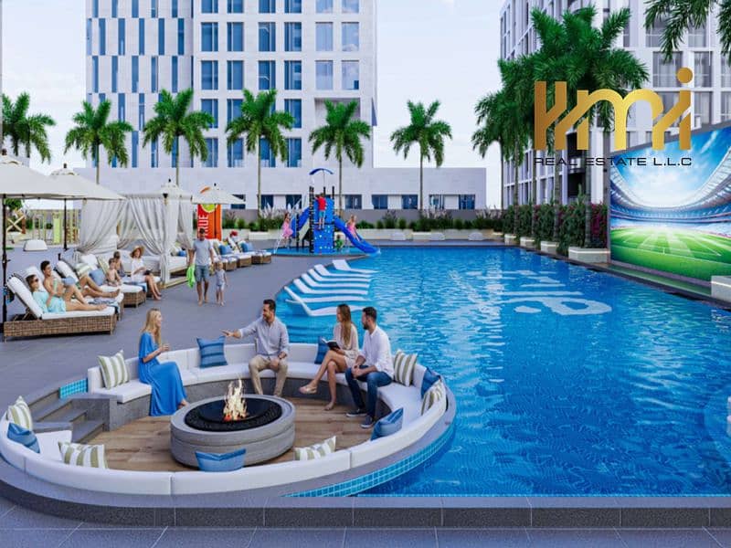 1-bedroom apartment with a living room in Meydan Horizon, just 6 minutes from Downtown and Burj Khalifa, at the best price in the area. Fully furnished with the finest German brands. - Image 4