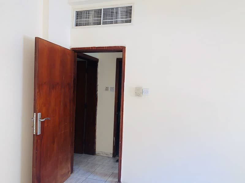 Nice clean 1bhk  with balcony open view faimly tower close to mujarrah park rent only 17000 al mujarrah area
