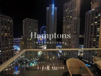 迪拜码头， 迪拜 1 卧室单位待租 - 位于迪拜码头，滨海长廊公寓，欧若拉大厦 1 卧室的公寓 105000 AED - 15246685