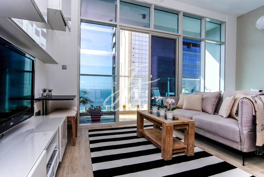 Sea Facing Fully Furnished Stunner/High Floor