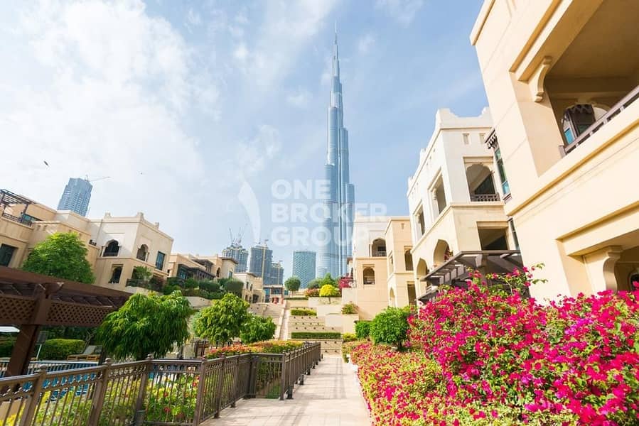 1 BR Suite -Terrace Garden w/ Burj Khalifa View