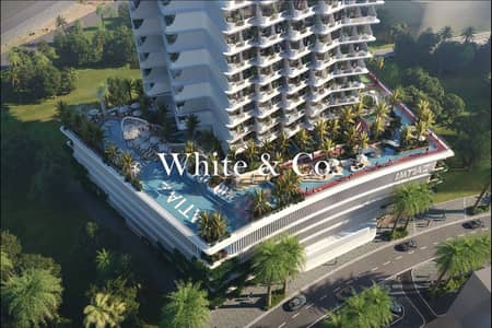 Studio for Sale in Dubai Land Residence Complex (DLRC), Dubai - Fully Furnished | Pool View | HO Q1 2027