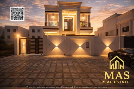 5 Bedroom Villa for Sale in Al Helio, Ajman - Luxury villa golden . png