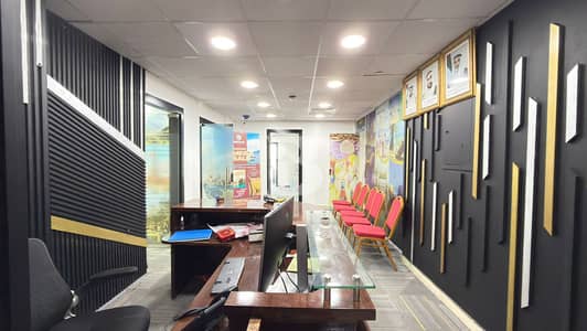 Office for Rent in Al Danah, Abu Dhabi - FULLY FURNISHED | PREMIUM PARTITIONED OFFICE