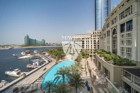 3 Bedroom Apartment for Rent in Culture Village (Jaddaf Waterfront), Dubai - Island Kitchen | Water View | Furnished | Vacant