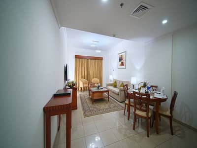 Hotel Apartment de 1 chambre à à louer à Bur Dubai, Dubai - 1BR- LIVING HALL C. jpeg Hotel Apartment de 1 chambre à à louer à Bur Dubai, Dubai - 1BR- LIVING HALL C. jpeg