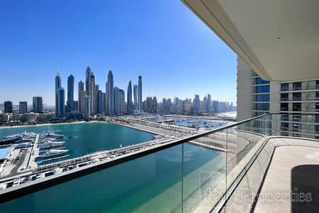 3 Bedroom Flat for Rent in Dubai Harbour, Dubai - 3br+M | Full Sea And Marina View | Balcony 3 Bedroom Flat for Rent in Dubai Harbour, Dubai - 3br+M | Full Sea And Marina View | Balcony