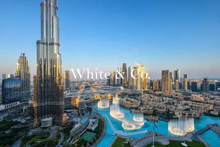 3 Bedroom Flat for Rent in Downtown Dubai, Dubai - Full Burj and Fountain Views | Three Bed