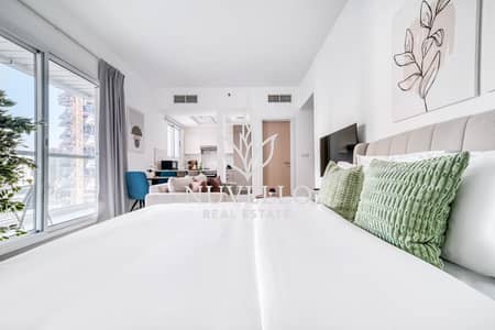 Studio for Rent in Jumeirah Village Circle (JVC), Dubai - Bills Included | Serviced | Fully Furnished