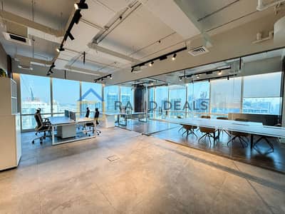 Office for Sale in Business Bay, Dubai - High Floor Upgraded Office - Partially Furnished Office for Sale in Business Bay, Dubai - High Floor Upgraded Office - Partially Furnished