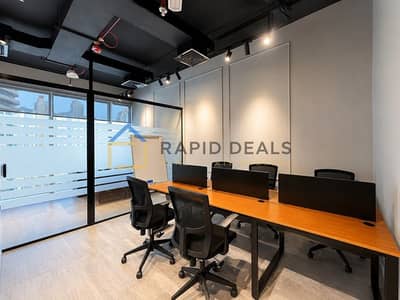 Office for Rent in Business Bay, Dubai - Upgraded Office on High-Floor | Fully Furnished Office for Rent in Business Bay, Dubai - Upgraded Office on High-Floor | Fully Furnished