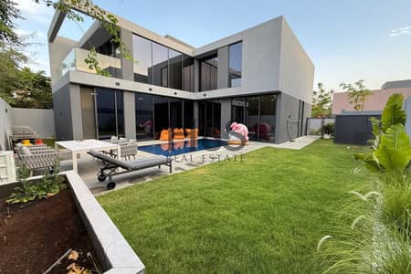 4 Bedroom Villa for Sale in Tilal City, Sharjah - Modern Upgraded 4BR Standalone Villa with Pool & Majlis - Freehold | Robinia, Masaar 4 Bedroom Villa for Sale in Tilal City, Sharjah - Modern Upgraded 4BR Standalone Villa with Pool & Majlis - Freehold | Robinia, Masaar