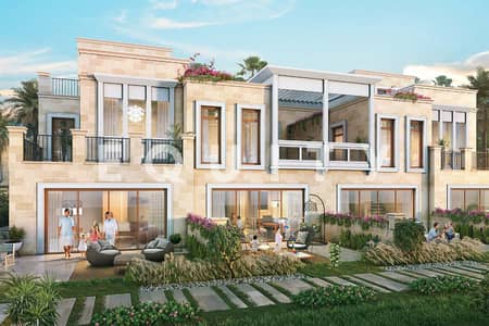 4 Bedroom Townhouse for Sale in DAMAC Lagoons, Dubai - Park View | Single Row | Mortgageable | Desired 4 Bedroom Townhouse for Sale in DAMAC Lagoons, Dubai - Park View | Single Row | Mortgageable | Desired