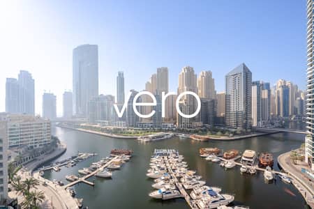 1 Bedroom Apartment for Rent in Dubai Marina, Dubai - 05 Layout | Marina View | Vacant | Upgraded