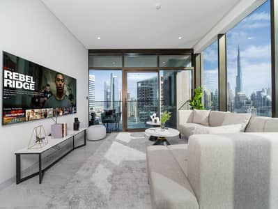 1 Bedroom Flat for Rent in Business Bay, Dubai - CLASSY BURJ VIEWS 1BR AVAILABLE NOW