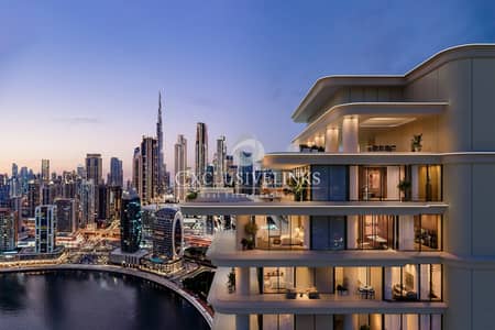 4 Bedroom Apartment for Sale in Business Bay, Dubai - Burj Khalifa & Marina View | 2 Private Pools