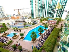 Pool view || Fully _ Furnished studio apartment || Ready to move