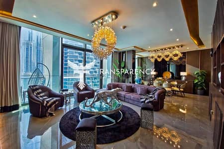 4 Bedroom Penthouse for Rent in Downtown Dubai, Dubai - Burj Khalifa View | High End | Fully Furnished