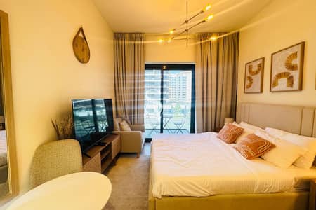 Studio for Rent in Meydan, Dubai - Road View | Spacious | Ready To Move