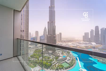 2 Bedroom Apartment for Rent in Downtown Dubai, Dubai - High Floor | Burj Khalifa and Fountain Views