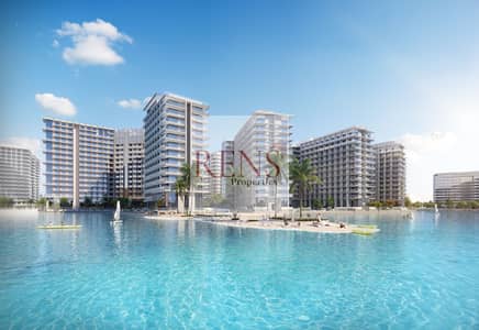 Studio for Sale in Dubai South, Dubai - AV-LR-010_Lagoon to Building View_01. jpg