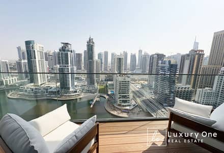 2 habitaciones Apartamento para en Alquiler en Dubai Marina, Dubai - imgonline-com-ua-Lightening-Z4pXl45QtR3jm3OU. jpg
