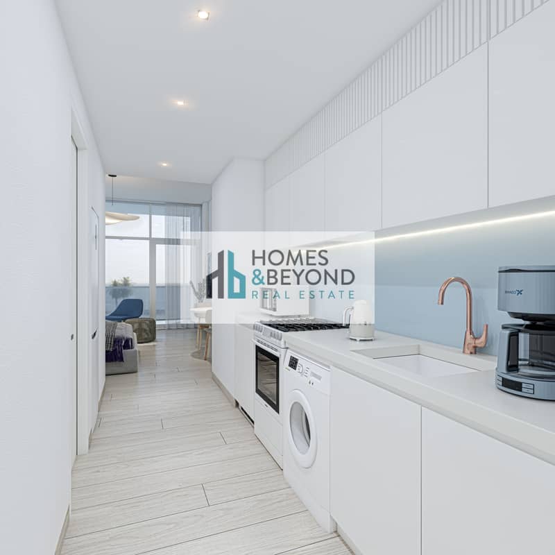 6 Apartment units- Studio kitchen. jpg