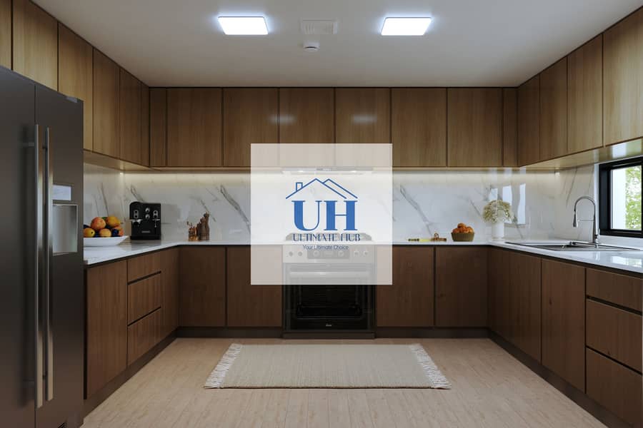 11 Al Raha RBWC C10 4BR TypeC KITCHEN PERSPECTIVE. jpg